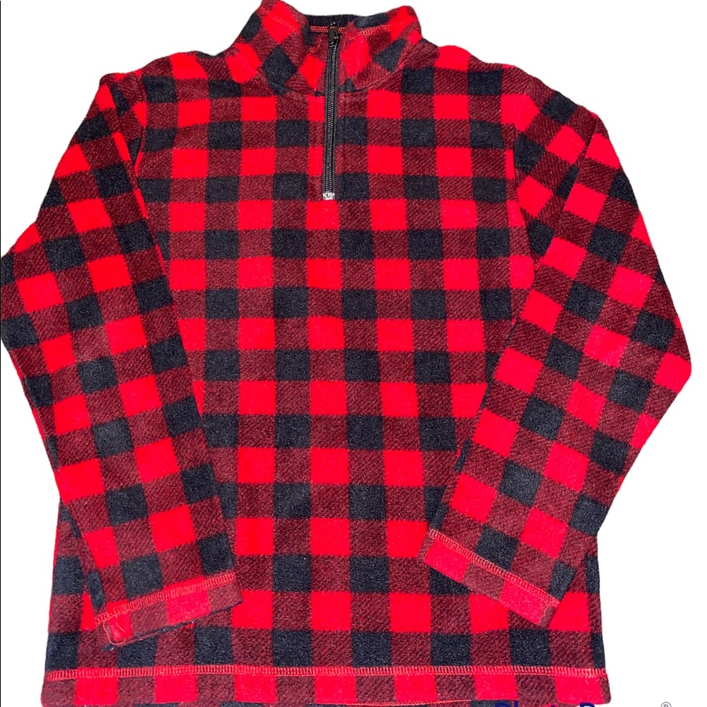 Old Navy Boys Buffalo Plaid Fleece